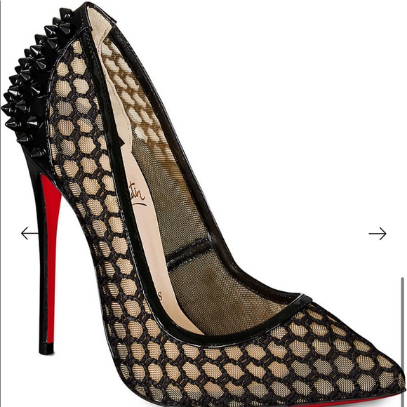 *SOLD** CHRISTIAN LOUBOUTIN GUNI PUMP 100 SZ 40.5 - Picture 3 of 12